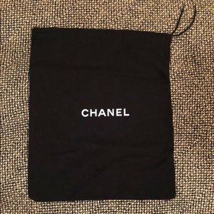 Chanel draw string dust bag
